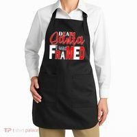 Dear Santa I Was FRAMED Apron thumb 2