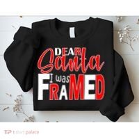 Dear Santa I Was FRAMED Sweatshirt thumb 2