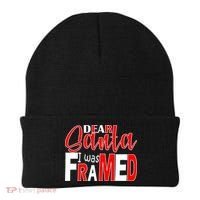 Dear Santa I Was FRAMED Beanie thumb 0