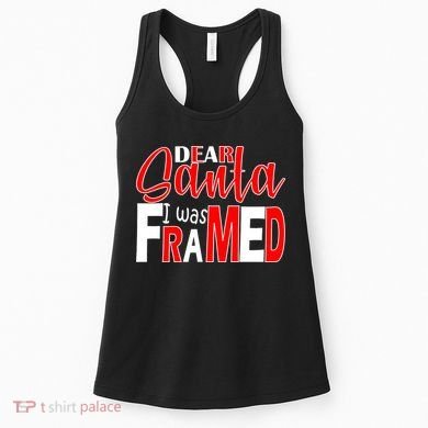 Dear Santa I Was FRAMED Women's Tank Top