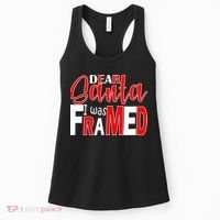 Dear Santa I Was FRAMED Women's Tank Top thumb 0