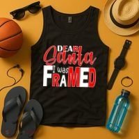 Dear Santa I Was FRAMED Tank Top thumb 4