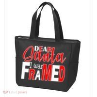Dear Santa I Was FRAMED Tote Bag thumb 3