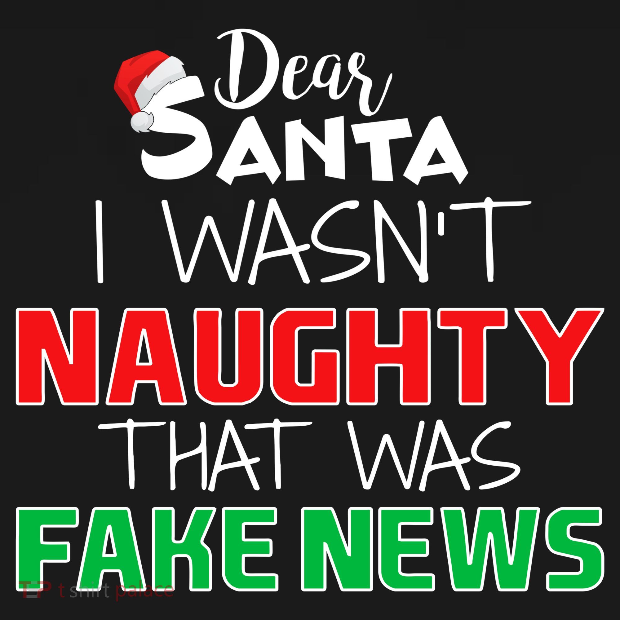 Dear Santa I Wasn't Naughty That Was Fake News Women's Hoodie