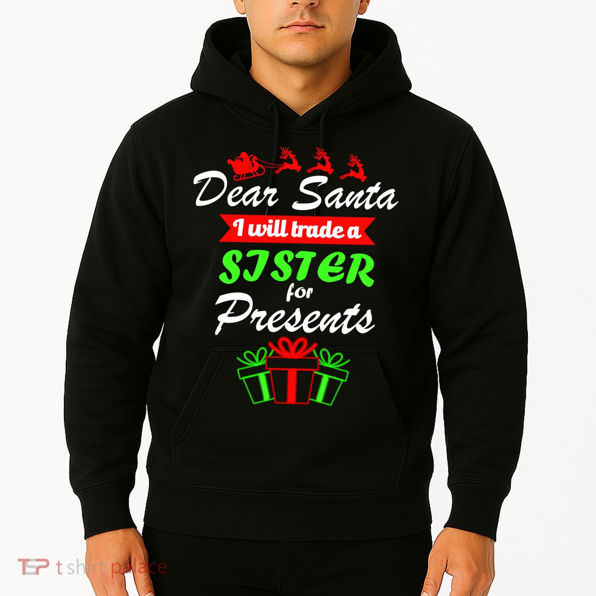 Dear Santa I Will Trade A Sister For Presents Hoodie