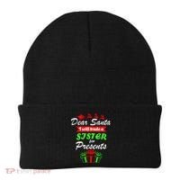 Dear Santa I Will Trade A Sister For Presents Beanie thumb 0