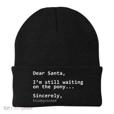 Dear Santa I'm Sincerely Disappointed No Pony Beanie