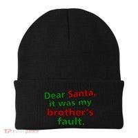 Dear Santa It Was My Brother's Fault Beanie thumb 0