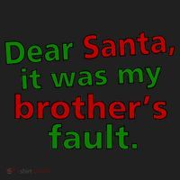 Dear Santa It Was My Brother's Fault Hat thumb 2