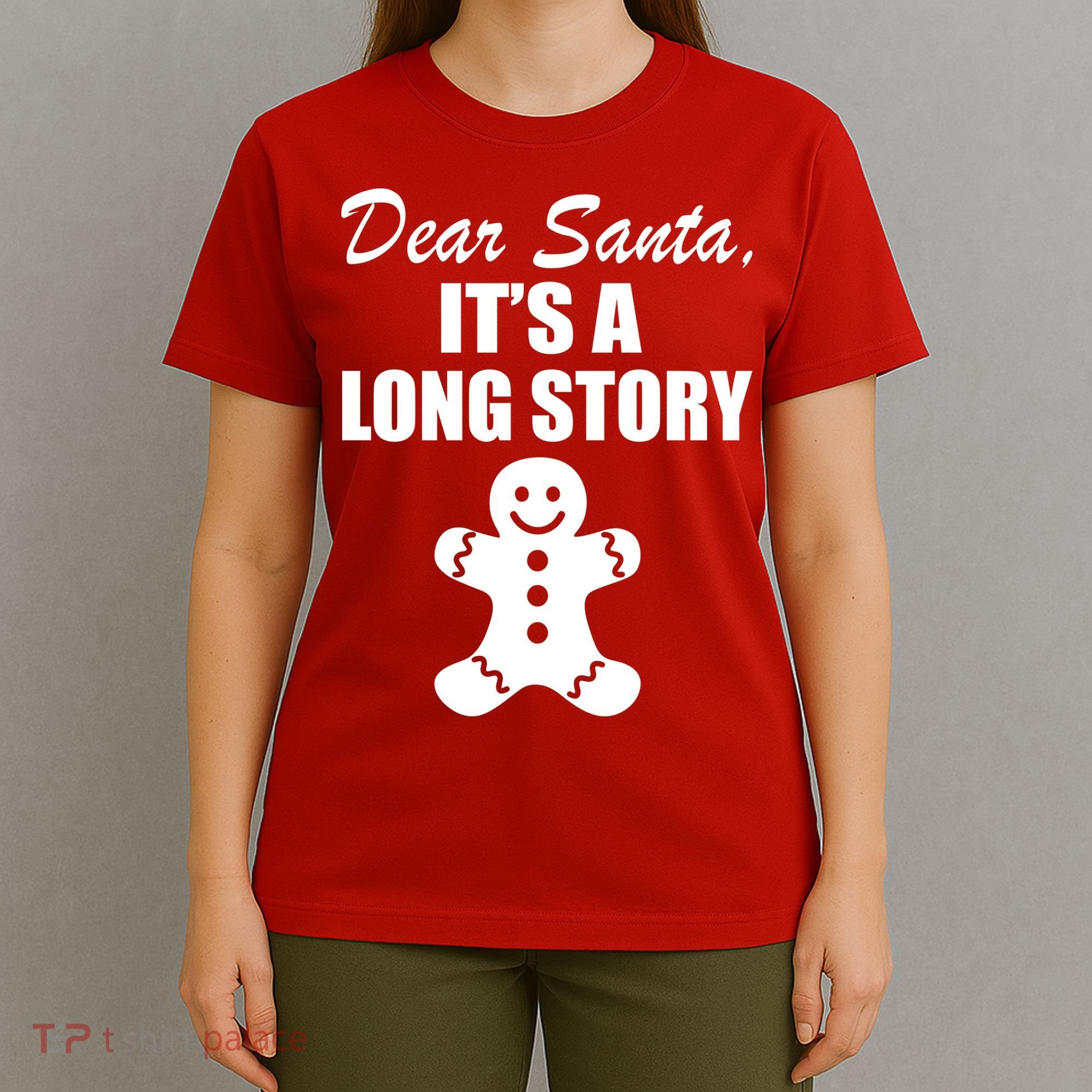 Dear Santa It's A Long Story T-Shirt