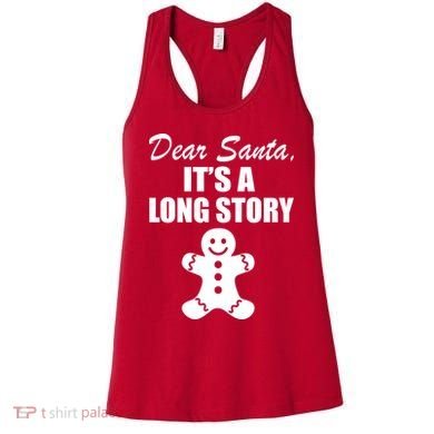 Dear Santa It's A Long Story Women's Tank Top
