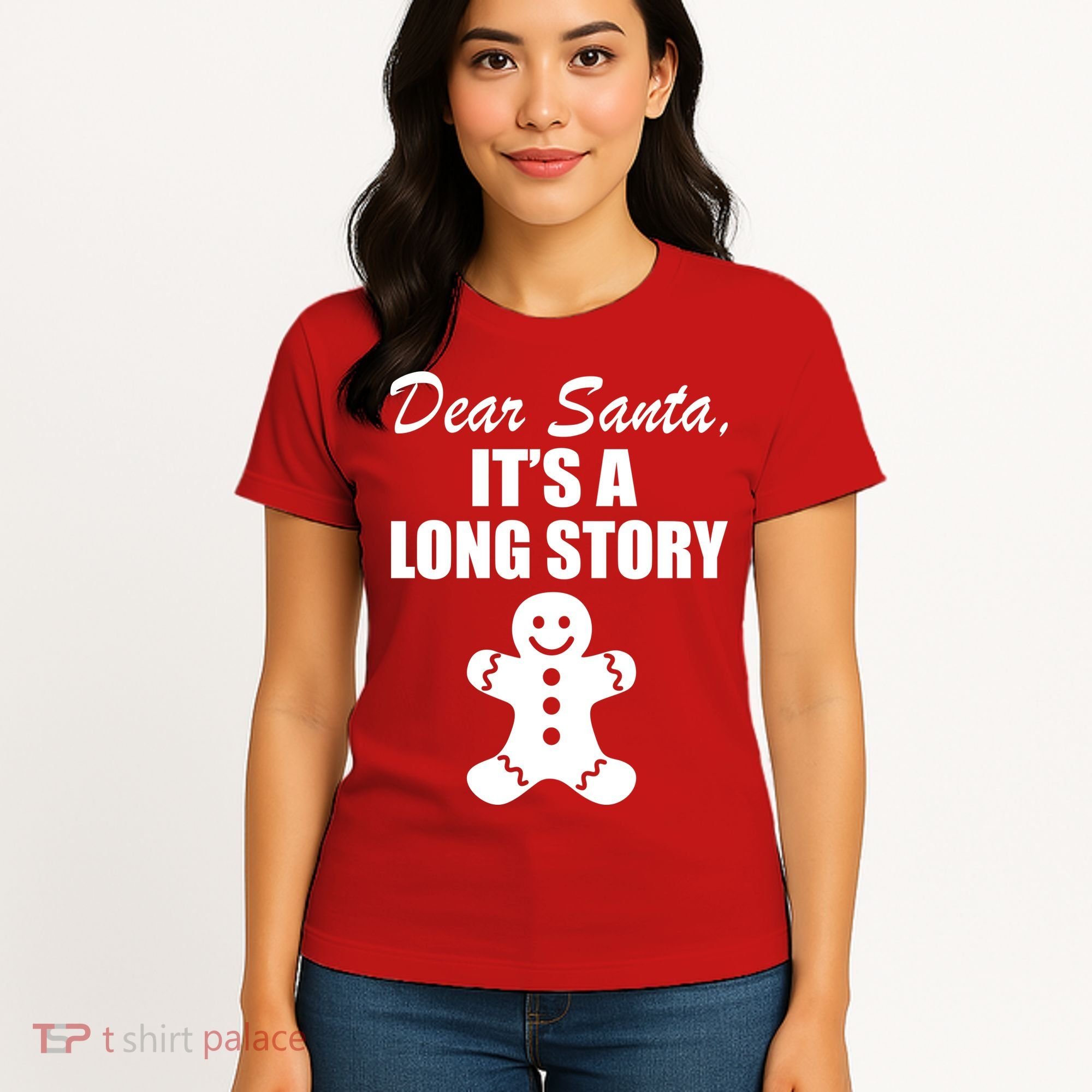Dear Santa It's A Long Story Women's T-Shirt