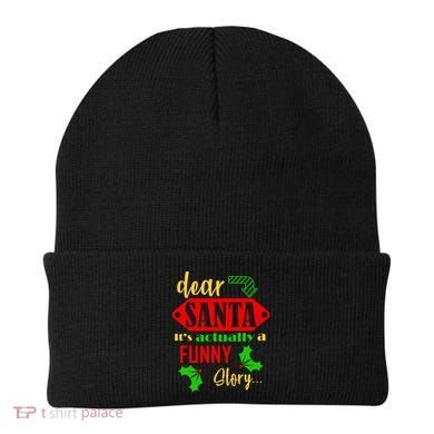 Dear Santa It's Actually A Funny Story Beanie