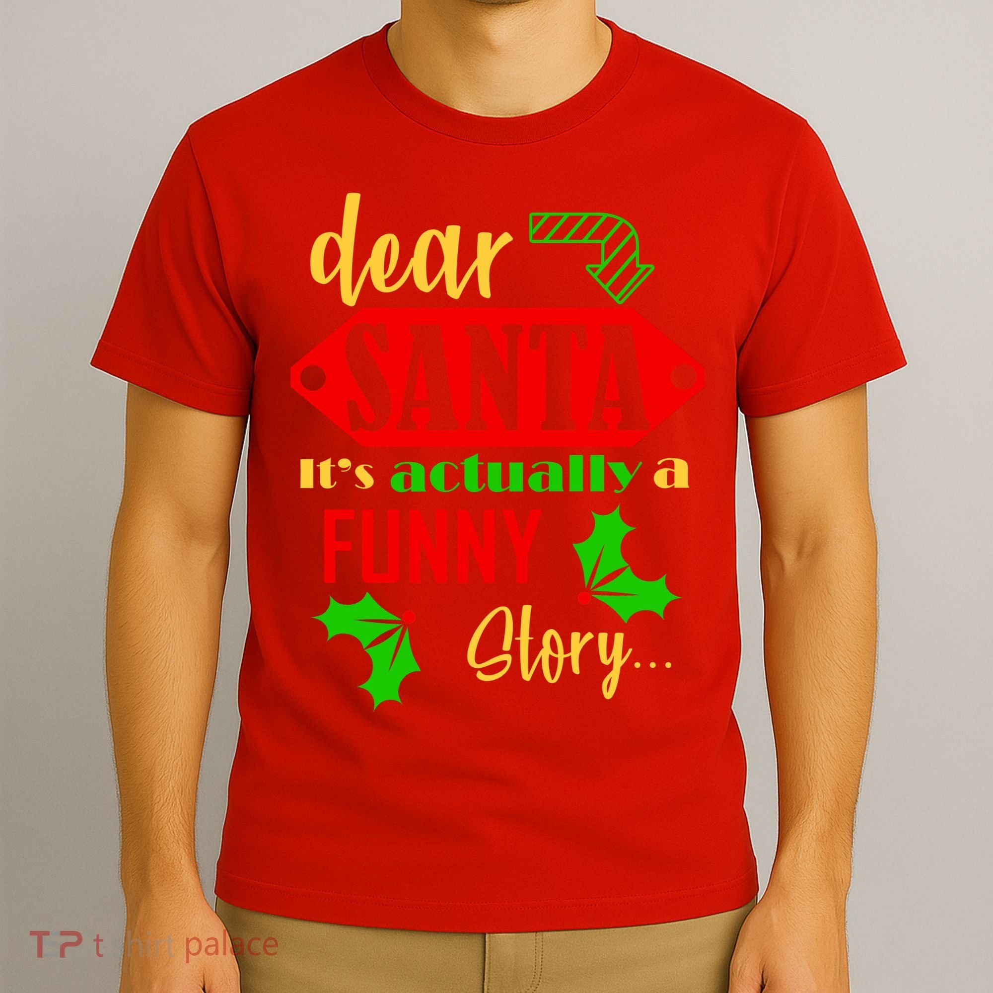 Dear Santa It's Actually A Funny Story T-Shirt