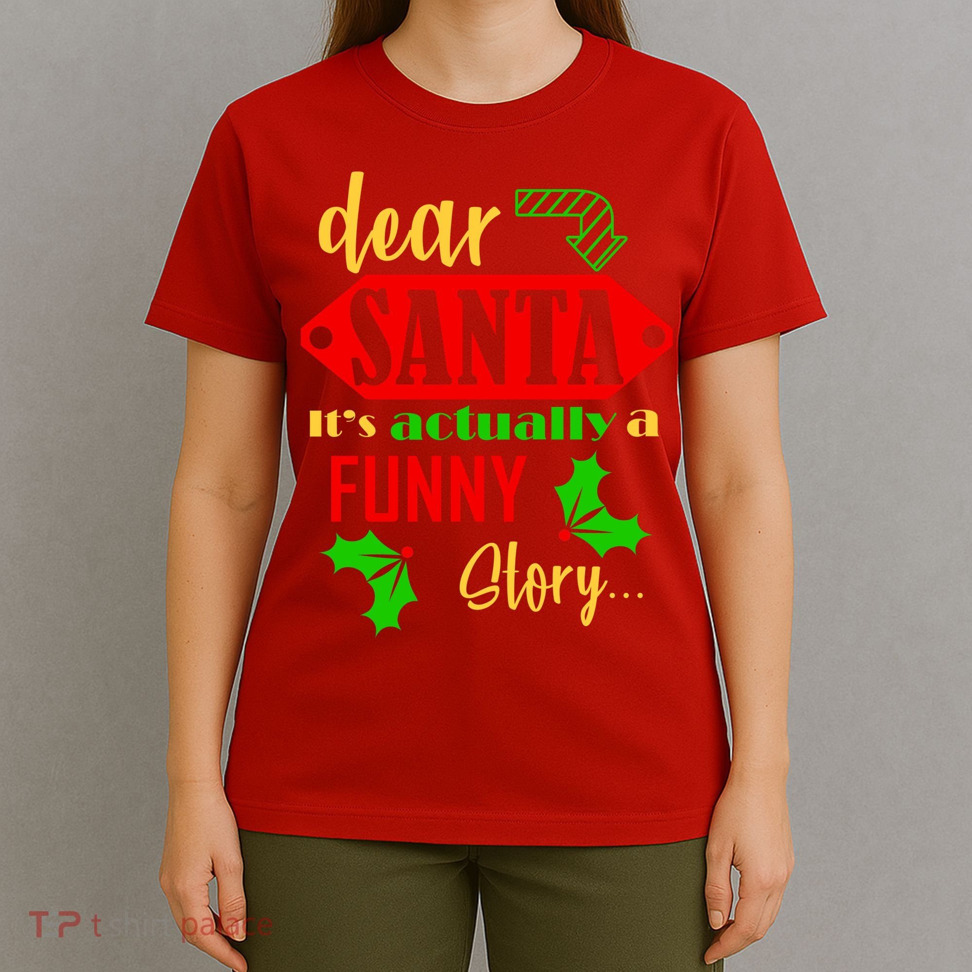 Dear Santa It's Actually A Funny Story T-Shirt