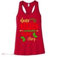 Dear Santa It's Actually A Funny Story Women's Tank Top thumb 0
