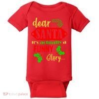 Dear Santa It's Actually A Funny Story Baby Bodysuit thumb 0