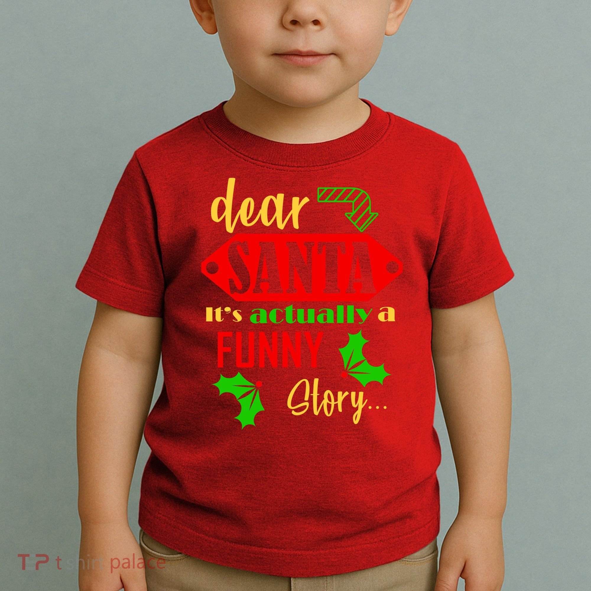 Dear Santa It's Actually A Funny Story Toddler T-Shirt