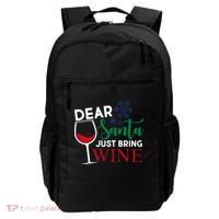 Dear Santa Just Bring Wine Backpack thumb 0