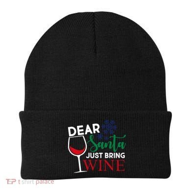 Dear Santa Just Bring Wine Beanie