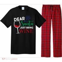 Dear Santa Just Bring Wine Pajama Set thumb 0