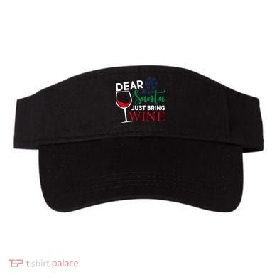 Dear Santa Just Bring Wine Visor