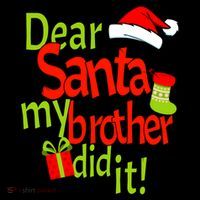 Dear Santa My Brother Did It Coffee Mug thumb 5