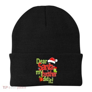 Dear Santa My Brother Did It Beanie