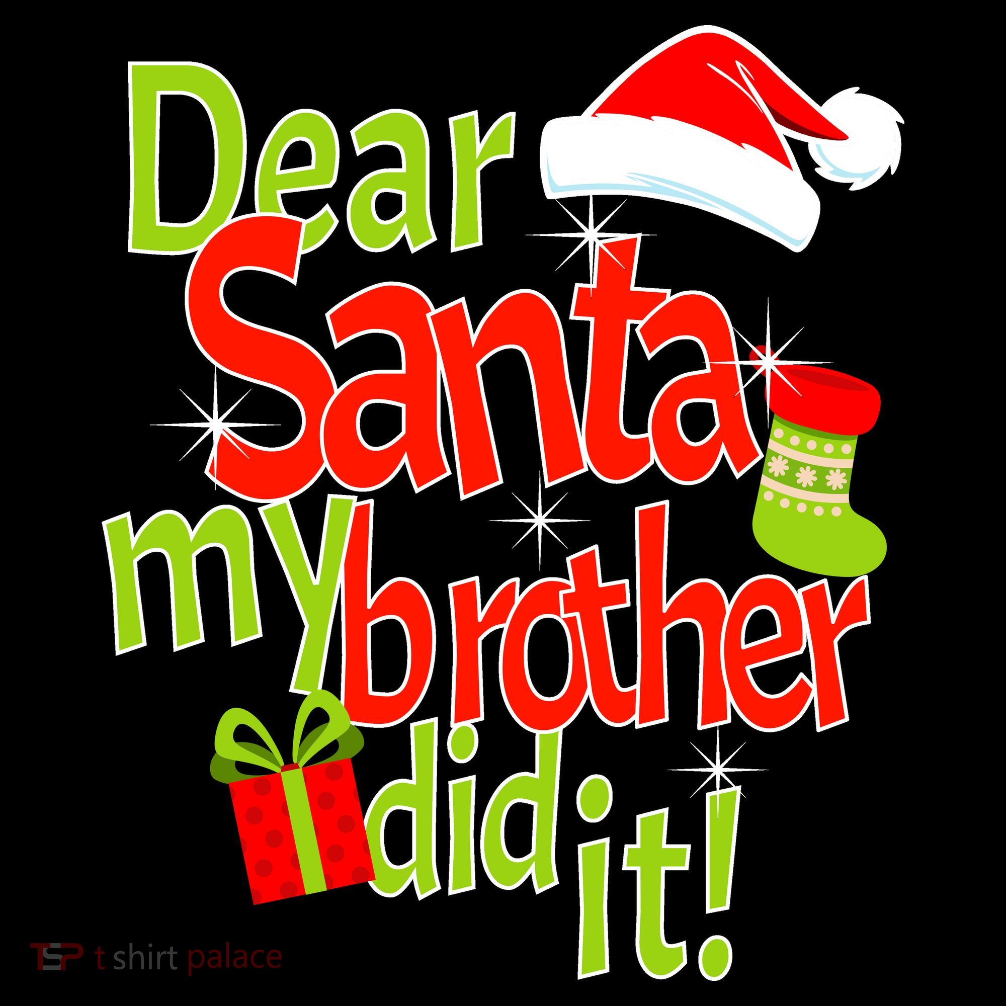 Dear Santa My Brother Did It Coaster