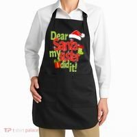 Dear Santa My Sister Did It Apron thumb 2