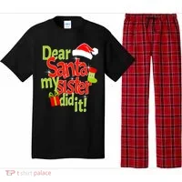 Dear Santa My Sister Did It Pajama Set thumb 0