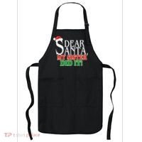 Dear Santa My Sister Did It Funny Christmas Apron thumb 0