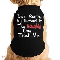 Dear Santa Naughty Husband Doggie Tank thumb 0