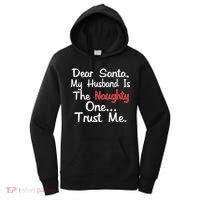 Dear Santa Naughty Husband Women's Hoodie thumb 0