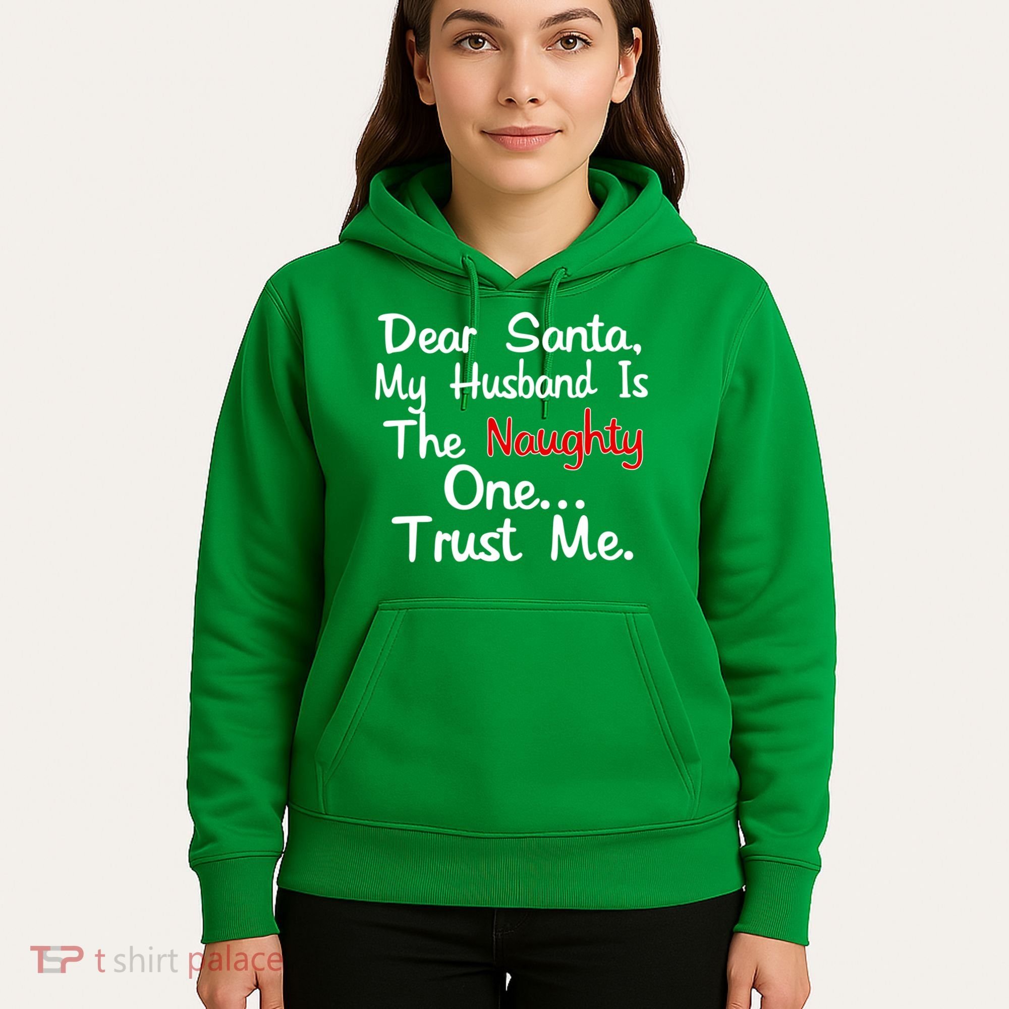 Dear Santa Naughty Husband Hoodie