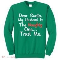 Dear Santa Naughty Husband Sweatshirt thumb 0
