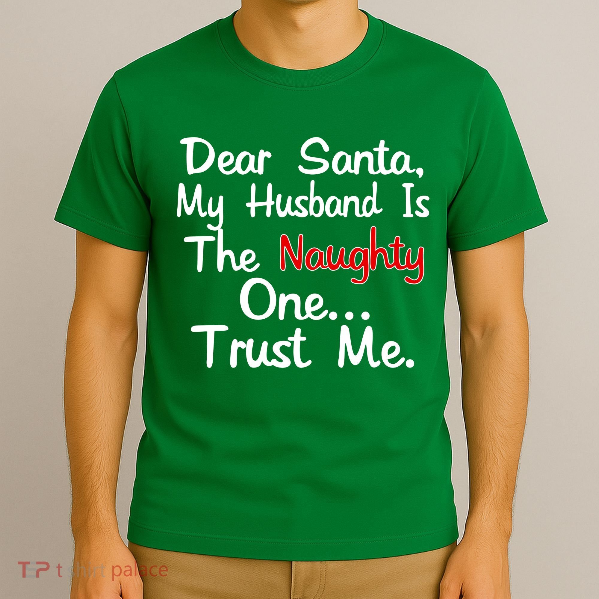 Dear Santa Naughty Husband T-Shirt
