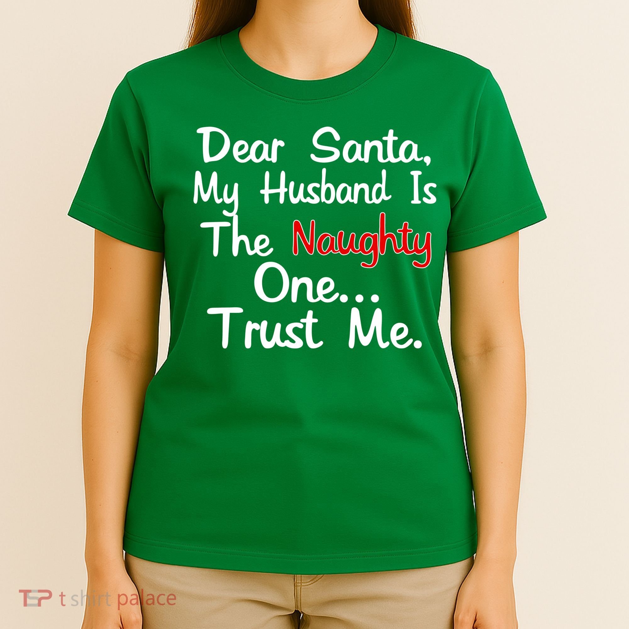 Dear Santa Naughty Husband T-Shirt