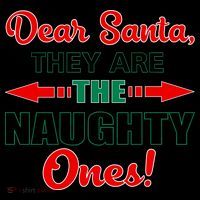 Dear Santa Naughty Ones Funny Christmas Coffee Mug thumb 5