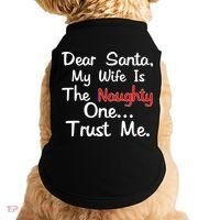 Dear Santa Naughty Wife Doggie Tank thumb 0
