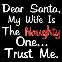 Dear Santa Naughty Wife Apron thumb 3