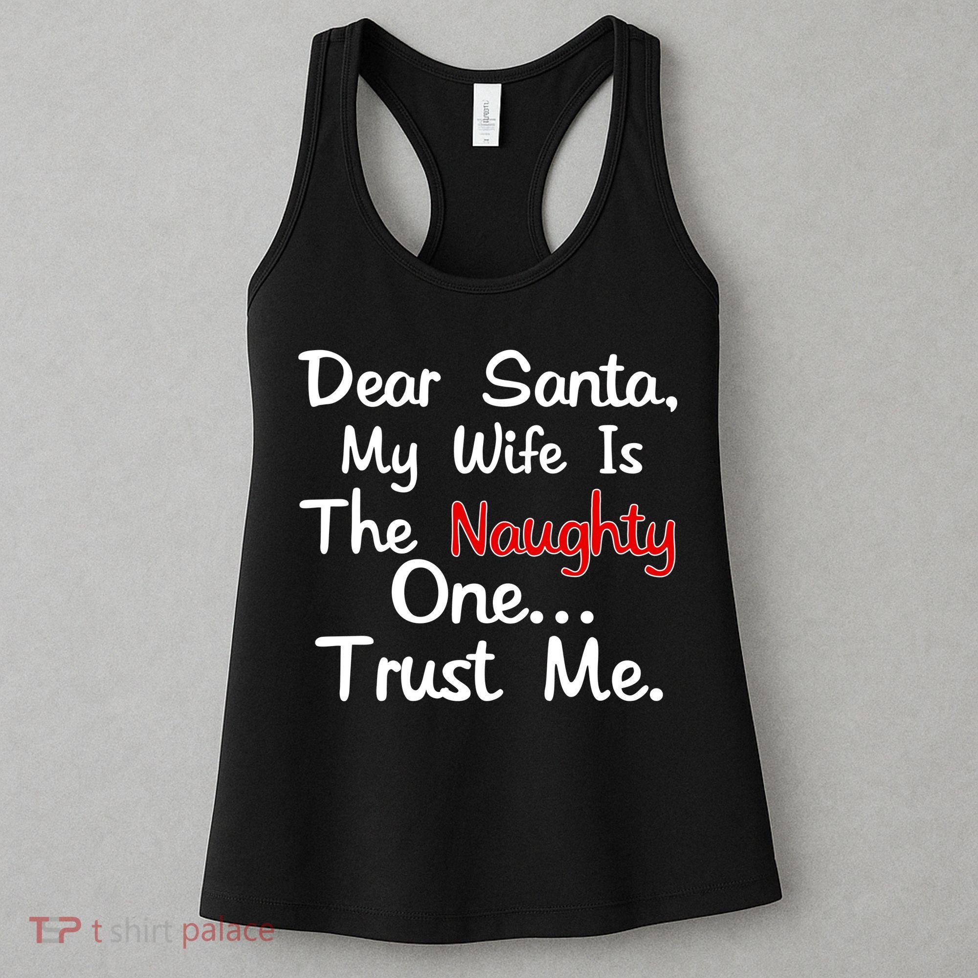 Dear Santa Naughty Wife Women's Tank Top