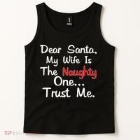 Dear Santa Naughty Wife Tank Top thumb 2