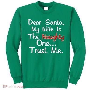 Dear Santa Naughty Wife Sweatshirt
