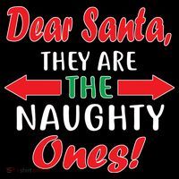 Dear Santa They Are The Naughty Ones Women's Hoodie thumb 2