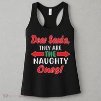 Dear Santa They Are The Naughty Ones Women's Tank Top thumb 3