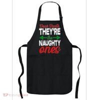 Dear Santa They're The Naughty Ones Apron thumb 0