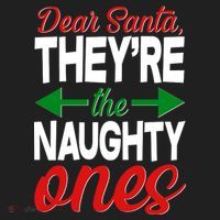 Dear Santa They're The Naughty Ones Hat thumb 2