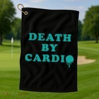Death By Cardio Golf Towel thumb 1