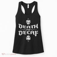 Death Over Decaf Women's Tank Top thumb 0